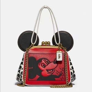 Coach Disney x Keith Haring Kisslock Bag